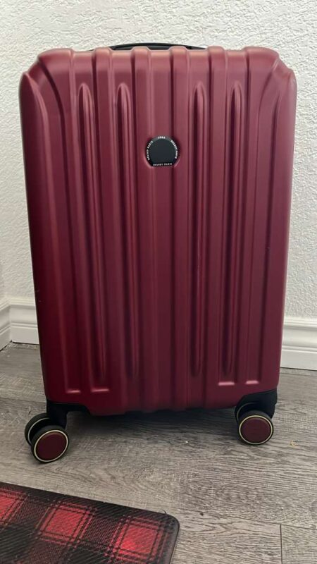Delsey Paris Accelerate Carry On Red